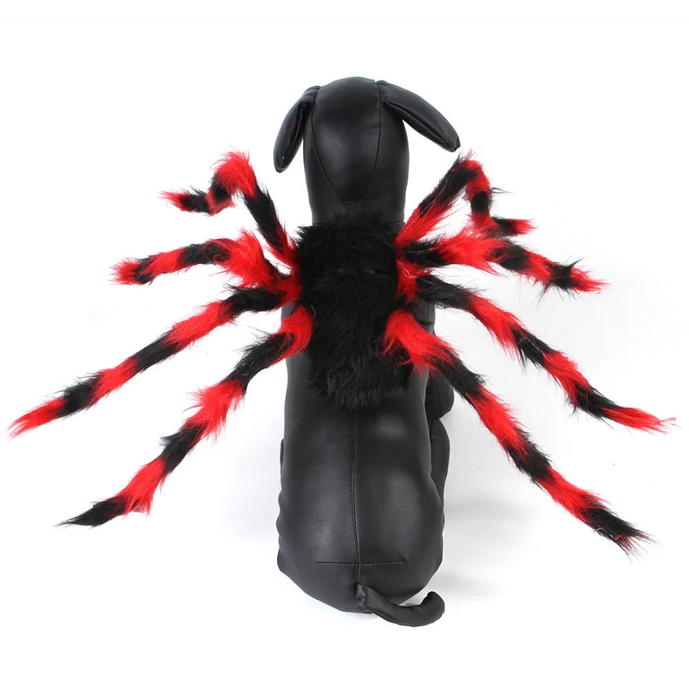 Halloween Cute Pet Clothes Black Bat Wings Spider Harness Costume Cosplay Cat Dog Halloween Party for Pet Supplies