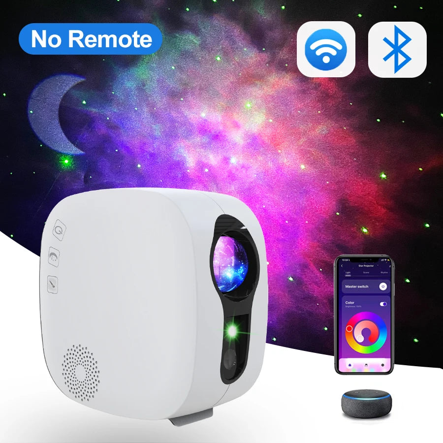 Smart WIFI Starry Sky Projector LED Night Light for Bedroom Party