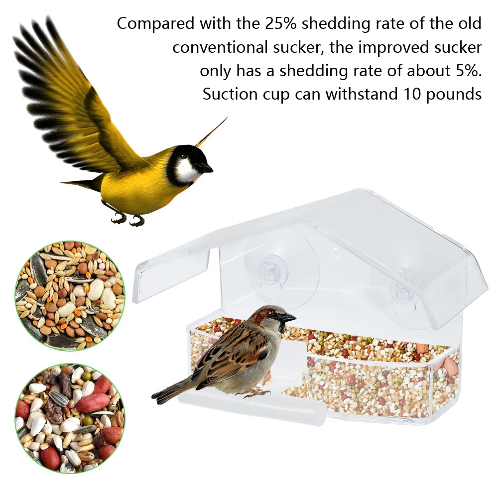 Bird Feeder Foot Feeding Tool Outdoor Bird Feeder Hanging Nut Feeding Multiple Hole Dispenser Holder Food Container