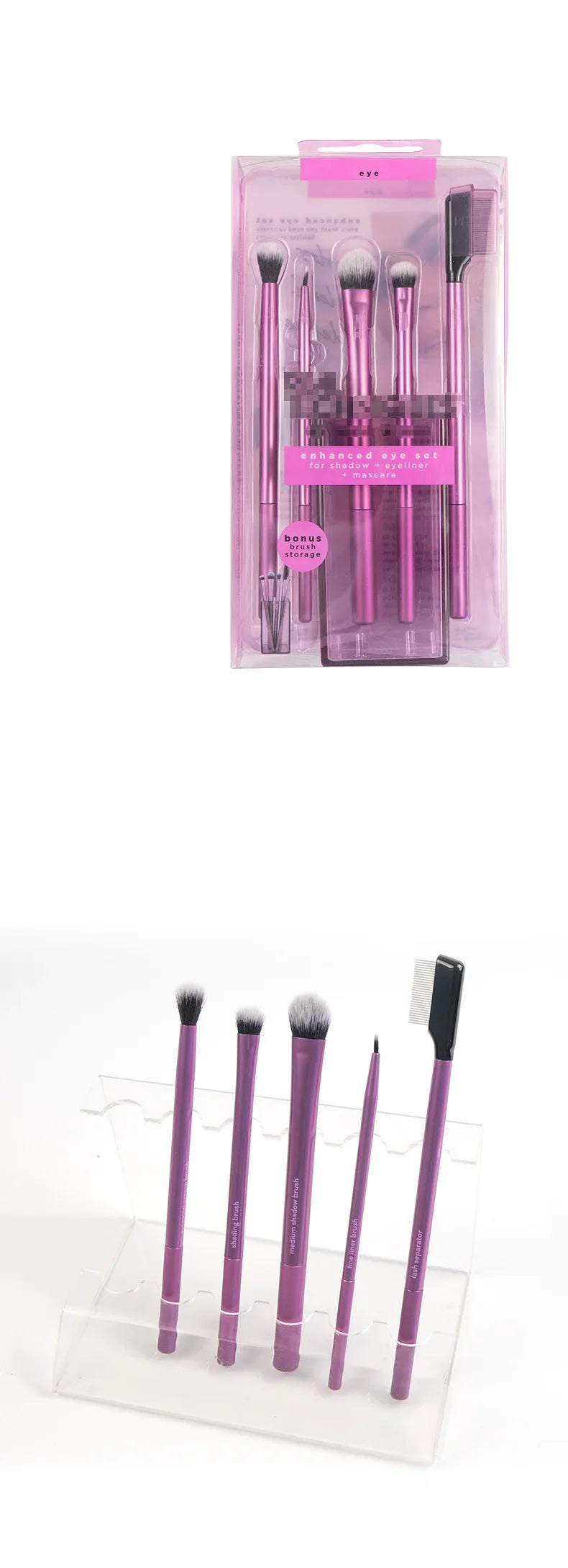 Popular Full Set of Makeup Brush Set Powder Blusher Brush Halo Dye Brush Eye Shadow Brush Beauty Egg