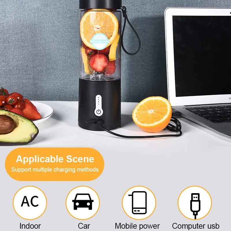 530ML Powerful Portable Blender for Smoothies and Shakes