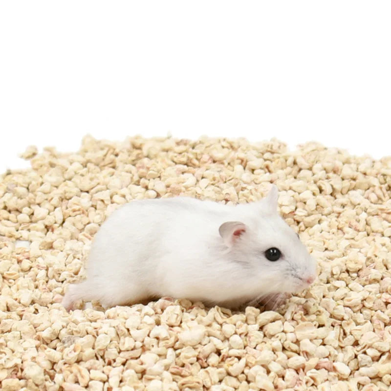 Pet Hamster Supplies Edible Crushed Corncob Flowers Mixture House Padding Rabbit Hedgehog Chinchilla Urine Sand