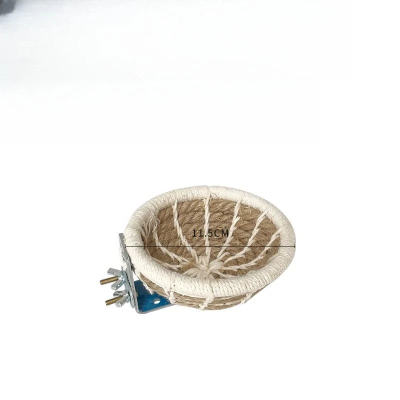 Handmade Knitted Parrot Warmth Nest, Universal for Budgerigars, Lovebirds & Cockatiels, Hanging Sleeping Toy Supplies