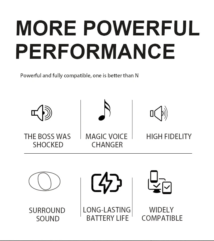 High Power Karaoke Bluetooth Speaker with 360 Stereo Surround Sound and RGB Rhythm Lights Wireless Subwoofer and Dual Microphones