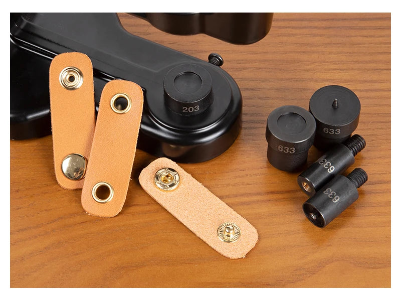 WUTA Manual Button Installation Tool for DIY Crafts Mute Punching Mushroom Rivets and Eyelets Hand Pressing Tool