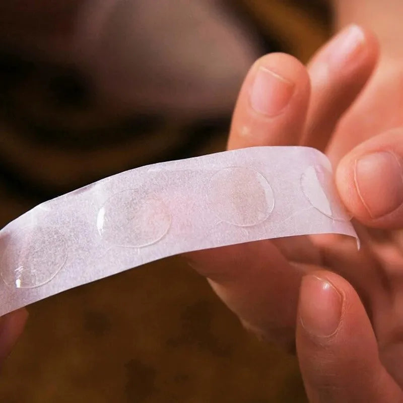 100 Dots Roll Candle Wick Stickers 13mm Double-Sided Adhesive