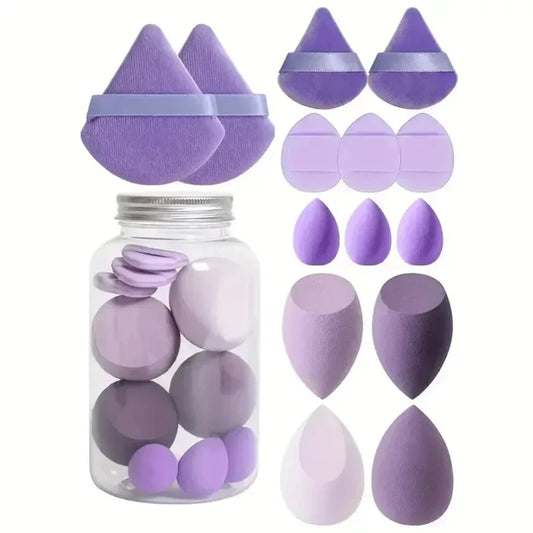 12/14Pcs Makeup Sponge Set Beauty Egg Blending Tools