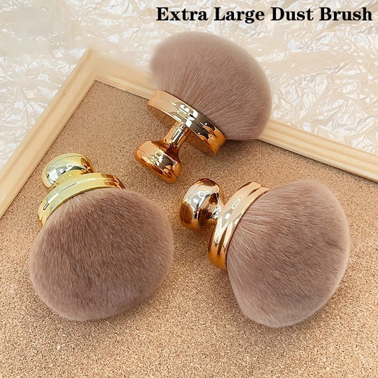 1PC Professionals Nails Art Mushroom Brush Round Paint Gel Dust Cleaning Make Up Brush Manicure Accessories Equipment Tools