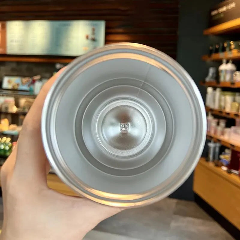 Double-Layer Insulated Coffee Cup – Portable Large-Capacity Ice Cream & Drink Tumbler