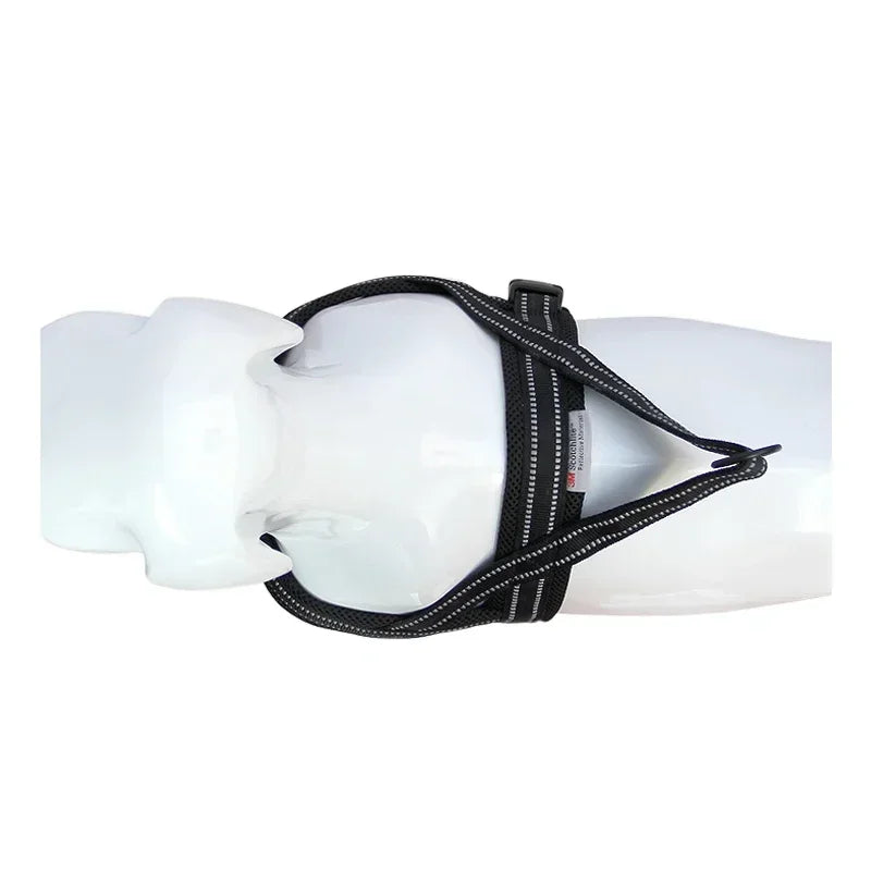 Truelove Soft Mesh Padded Nylon Dog Harness Vest 3M Reflective Security Dog Collar Easy Put on Pet Harness Pull-resistan TLH5811