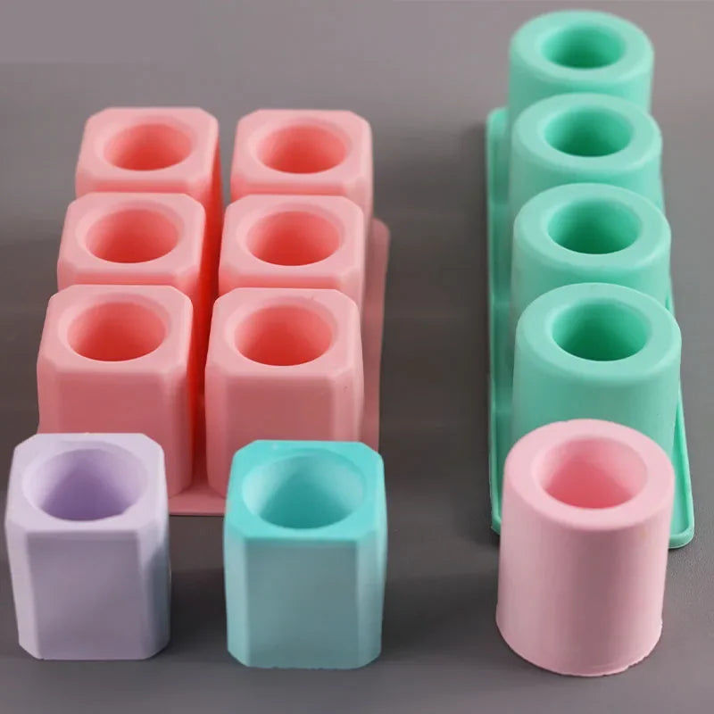 Square Silicone Flowerpot Mold for DIY Concrete Planters