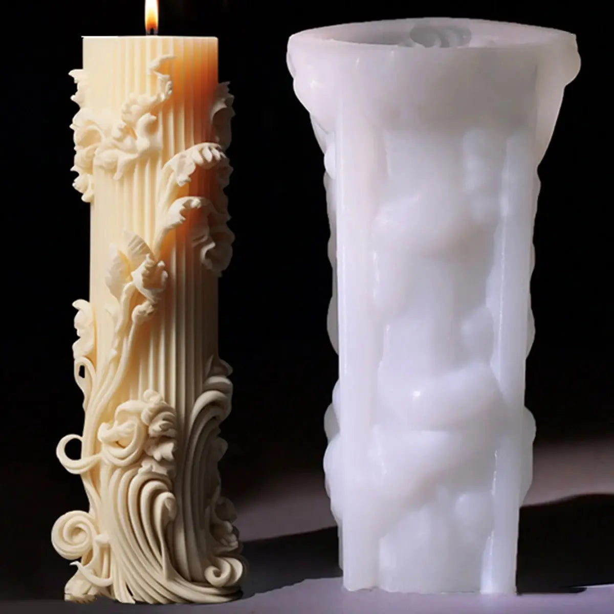 European Style Cylindrical Aromatherapy Candle Mold DIY Tool