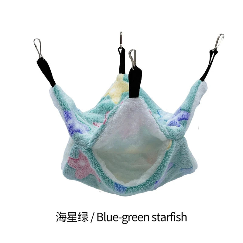 Hamster Hammock Rodent Hamster Bed Rats Accessories for Rat Hammock for Rats Hammock for Rodents Guinea Pig House CXW04