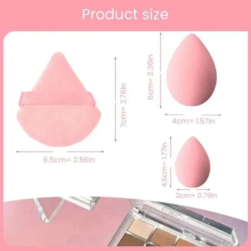 12Pcs Makeup Sponge Blender Set with Headband and Wristband