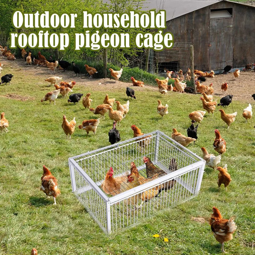 Auto Trap Bird Cage Rabbit Cage Mouse Cage Entry Only No Exit Thickened Encrypted Automatic Pigeon Collecting Pigeon Bird Cage