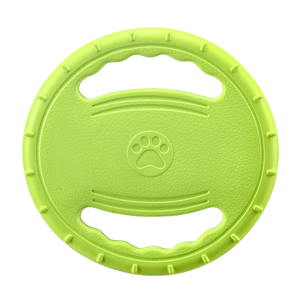 Pet Flying Disc Frisbe Toy Dog Training Pull Ring Bite Resistant Floating Toy Dog Outdoor Sports Interactive Game Frisbee