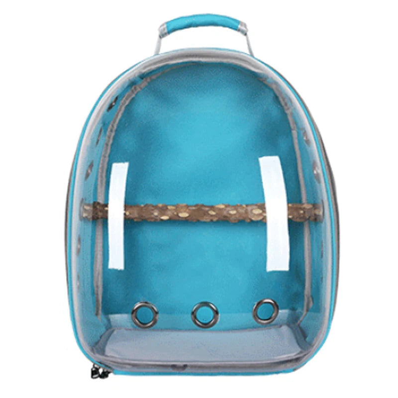 Bird Cage Panoramic Pet Backpack Breathable Out Pet Bird Bag Go Out Portable Transparent Backpack Pet Supplies