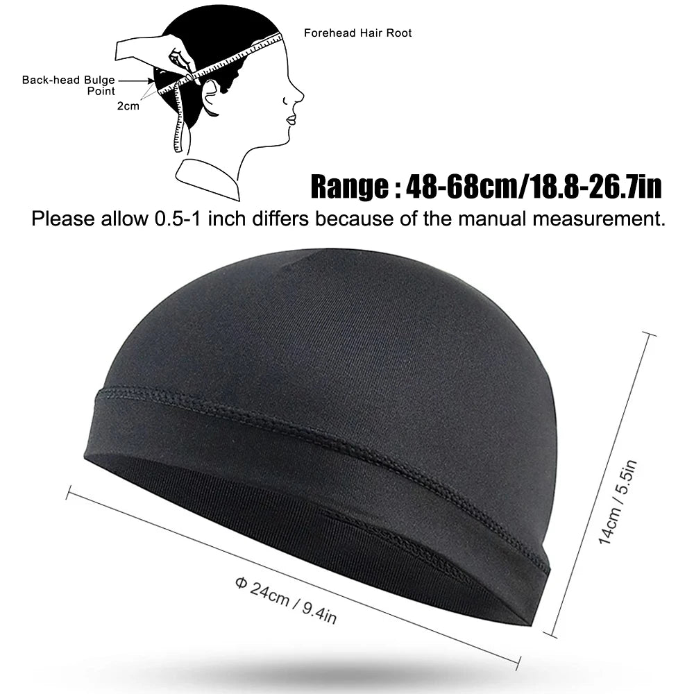 1Pcs Skull Cap Helmet Liner Running Beanie for Thermal Retention and Moisture Wicking