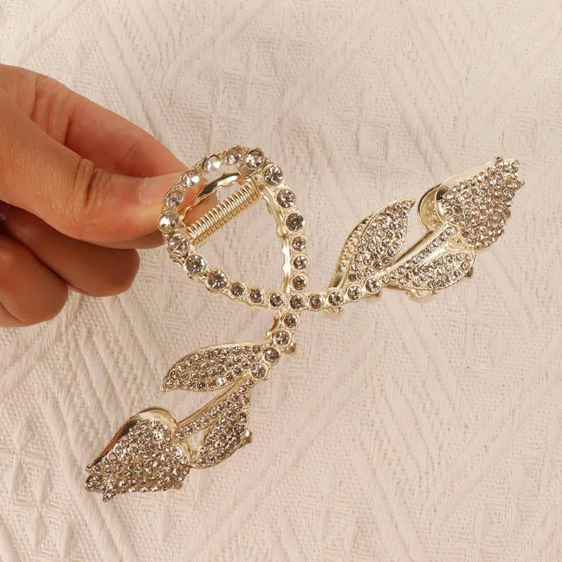 flower shape full pearls Hair Claw Clip classical Girls Handmade Ladies Headdress Hair Clip Claw Shark Clip Hair Accessories