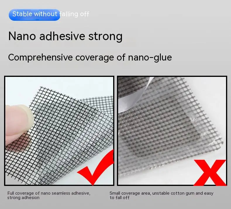 repairs mosquito nets Window Screen Tape Strong Self-adhesive Net Door Fix Patch Anti-Insect Mosquito Mesh Broken Holes Repair t