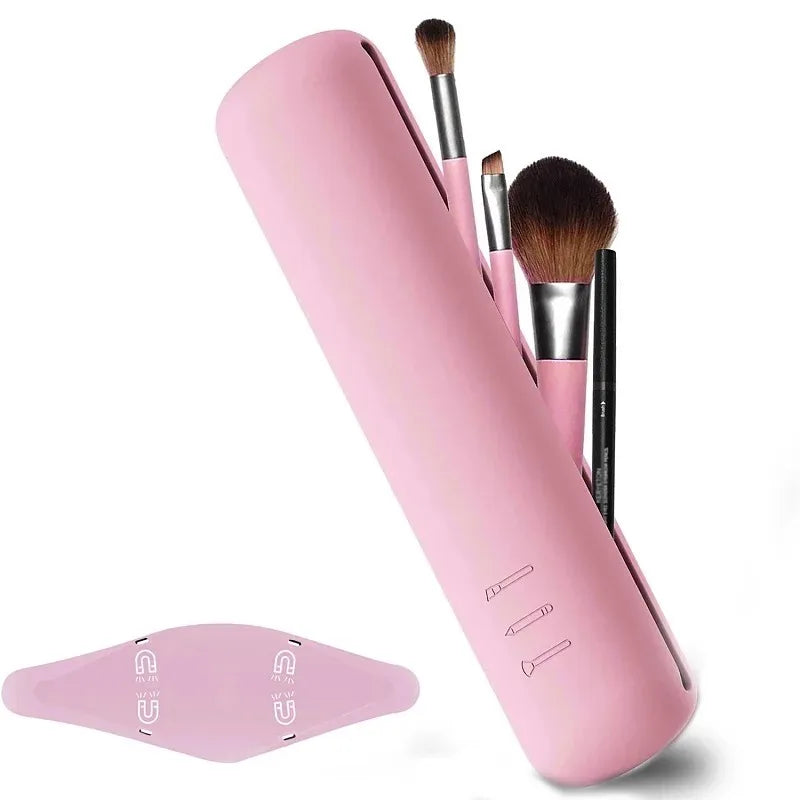 Makeup Bag Makeup Brush Pouch Cosmetic Organizer Travel Holder Storage Brush Case Brush Makeup Bag Pouch Silicon Makeup Bag