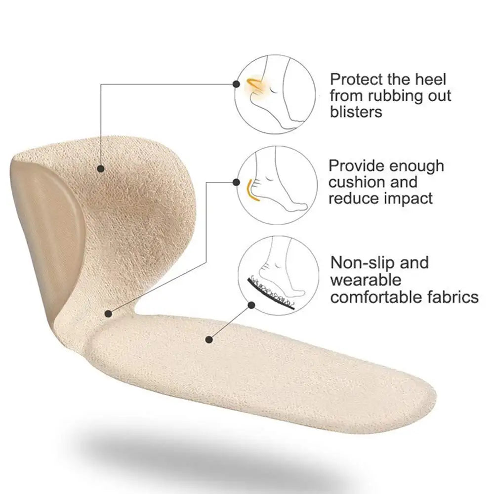 Women Insoles for Shoes High Heel Pad Adjust Size Sticker Pain Relief Foot Care Insert Forefoot Pads for High Heels Half Insoles