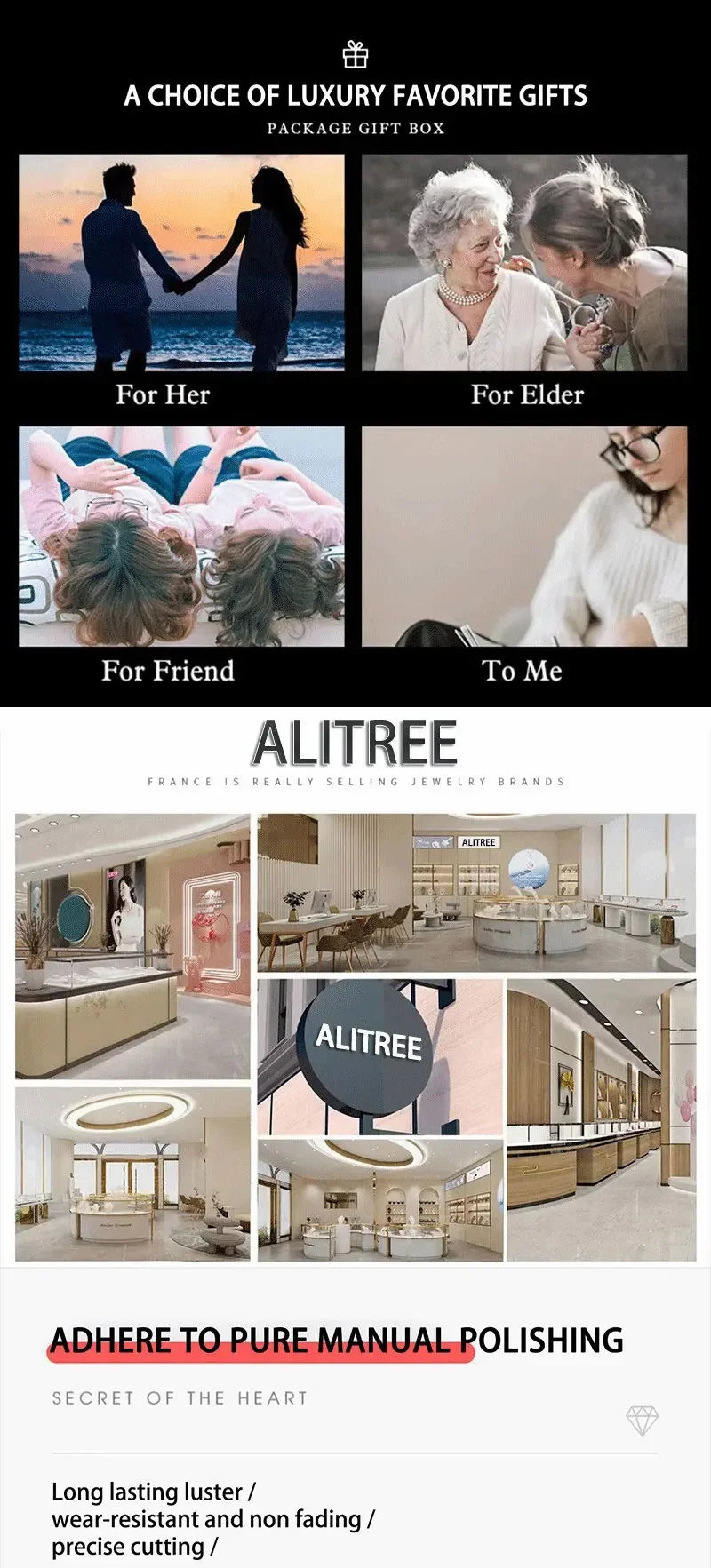 ALITREE 925 Sterling Silver 33mm Big Circle Hoop Earrings