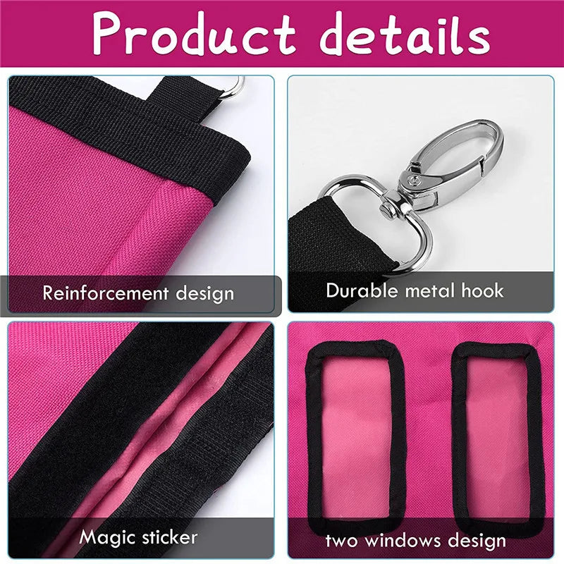 Hay Bag Hanging Pouch Feeder Holder Feeding Dispenser Container for Rabbit Guinea Pig Small Pet Animals Oxford cloth