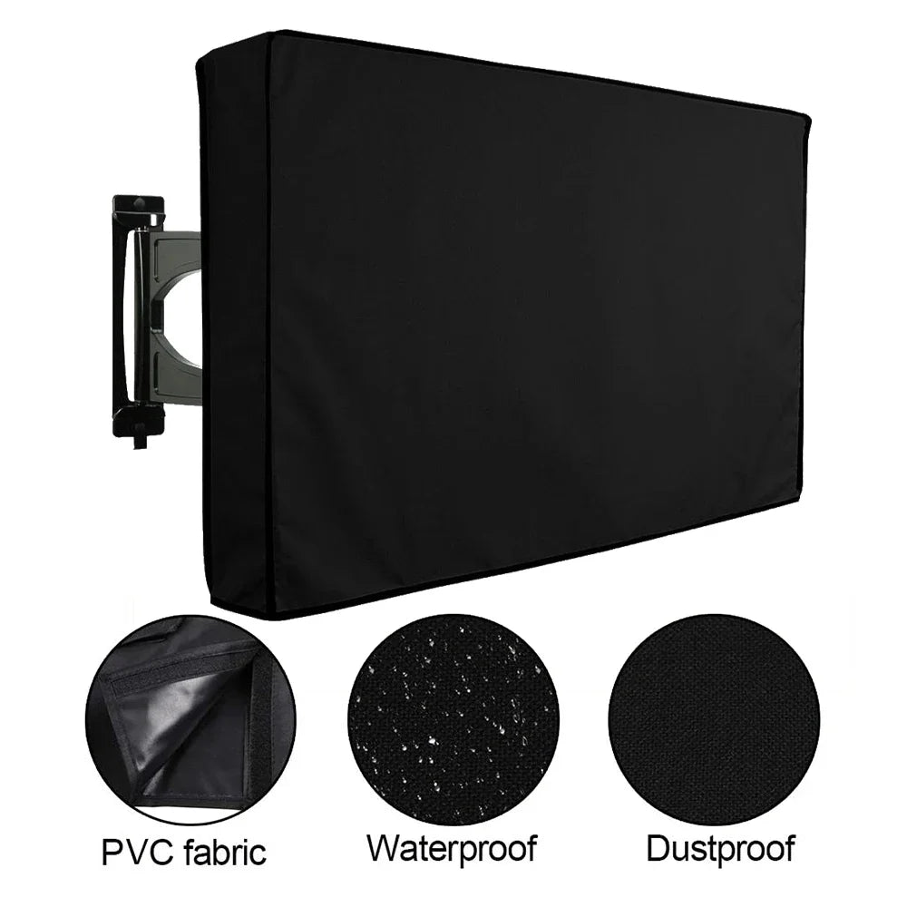 Outdoor TV Cover for 32 to 50 Inch Screens Weatherproof and Dust Resistant Protection for Garden and Patio