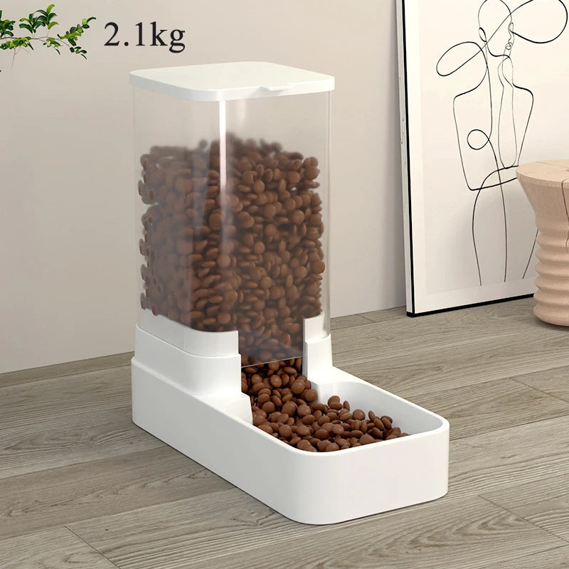 Automatic Pet Feeder Large Capacity Pet Water Dispenser for Dogs Cats Durable Cat Drinker Dog Feeder Food Storage Dispenser