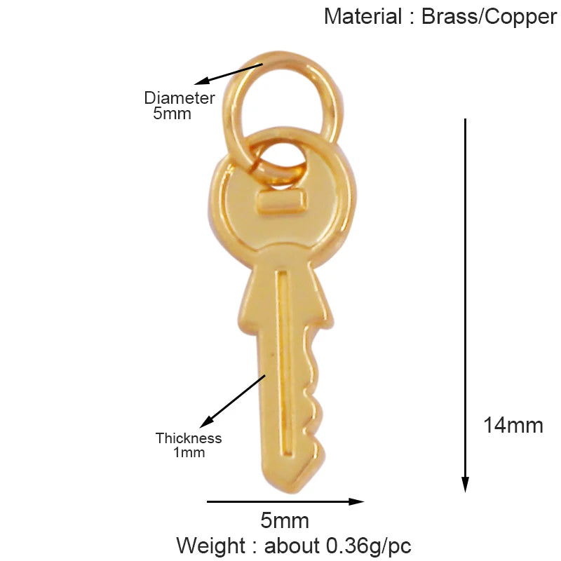 Cowboy Hat Boots Charm Pendant Zirconia 18K Gold Necklace