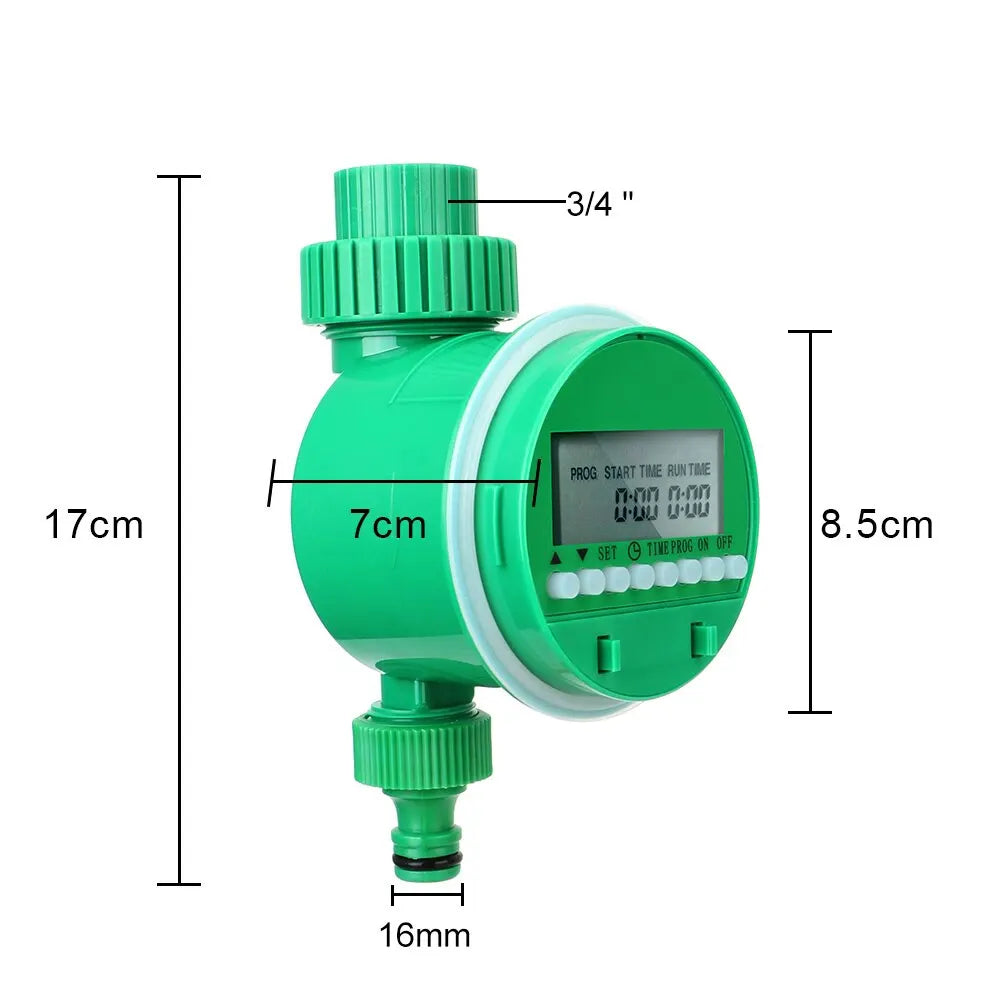 LCD Display Electronic Garden Watering Timer Automatic Irrigation Controller Intelligence Valve Watering Control Device