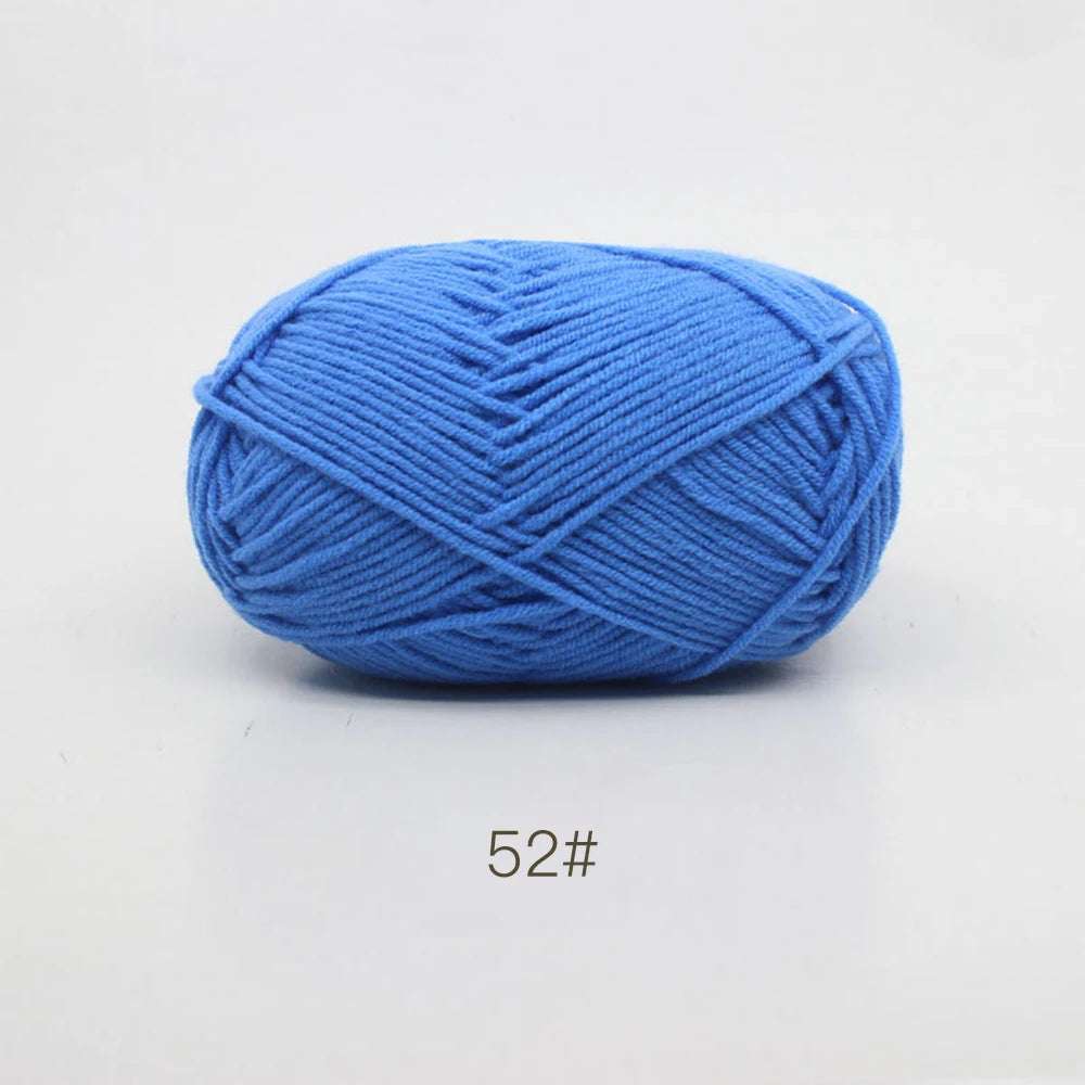 A1-1 50g Set Soft Milk Cotton Yarn for Knitting and Crochet