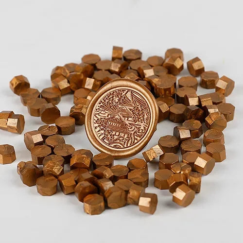 100Pc Retro Sealing Wax Seal Stamp Wax Beads for DIY Invitations