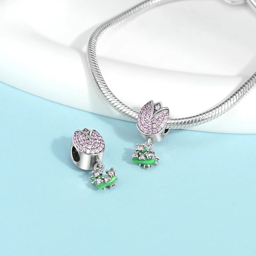 Authentic 925 Sterling Silver Charm Sparkling Star Moon Sun Pendant Jewelry Gift