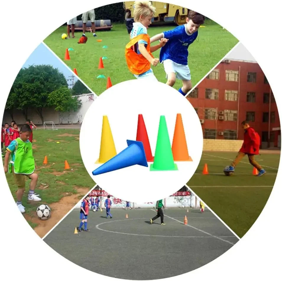 3 in 1 Soft Plastic Cones Bean Bags and Ring Toss Games Set for Kids Outdoor Birthday Party 32 Piece Carnival Fun