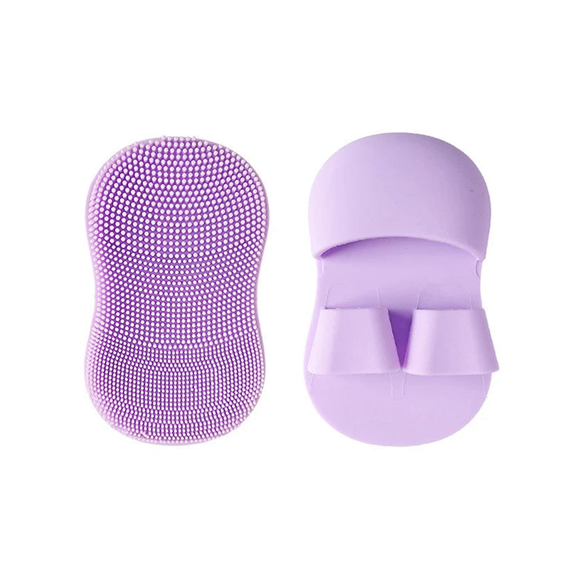 3PCS Mini Finger Face Washing Brush Soft Silicone Face Brush Nose Clean Remove Makeup Wash Facial Cleansing Cosmetic Brush Tool