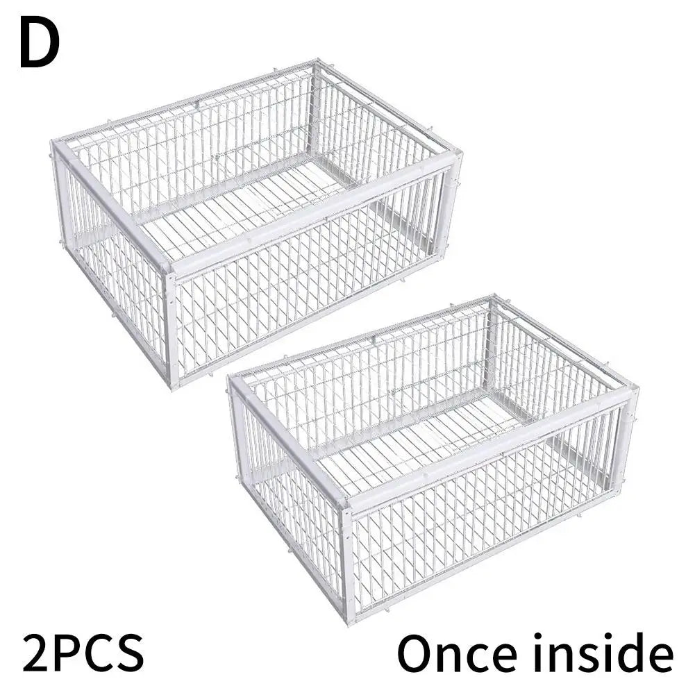 Auto Trap Bird Cage Rabbit Cage Mouse Cage Entry Only No Exit Thickened Encrypted Automatic Pigeon Collecting Pigeon Bird Cage