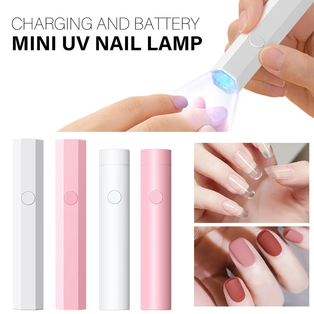 LULAA Handheld UV Light For Gel Nails Dryer Portable Lamp