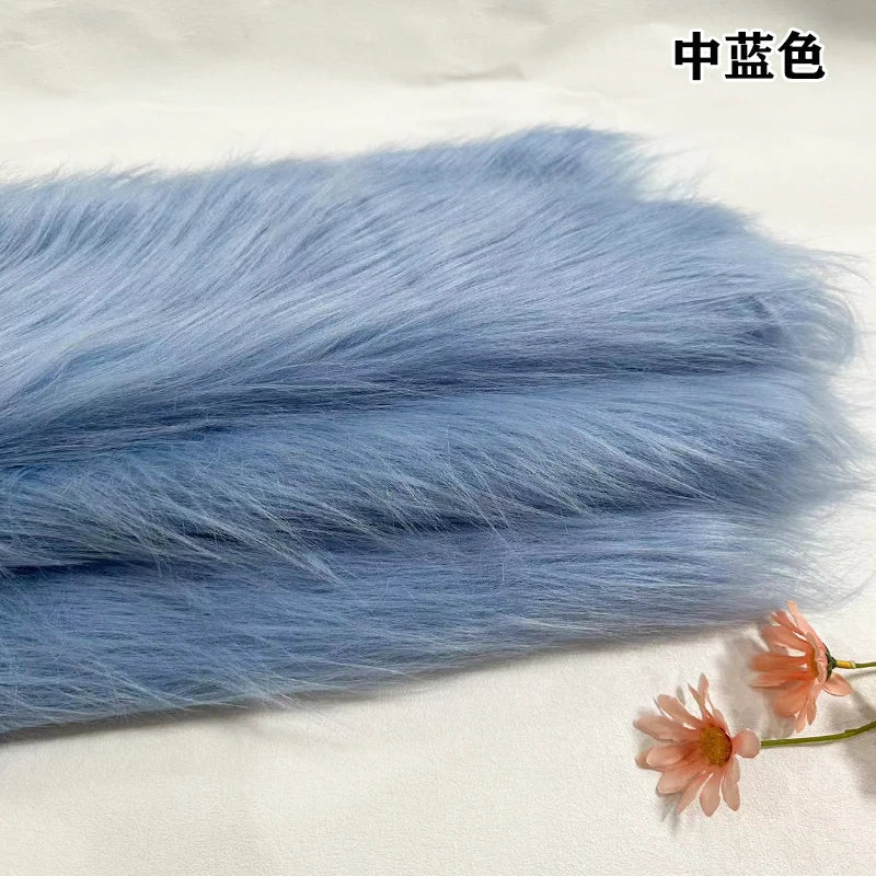 35 Colours 12cm Soft Imitation Plush Fur Fabric for DIY Photo Props Decorative Backgrounds Plush Mats and Animal Toys