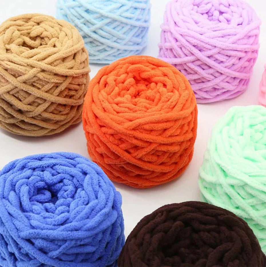 QJH Chunky Blanket Knitting Yarn for Cozy Throws and Pillows