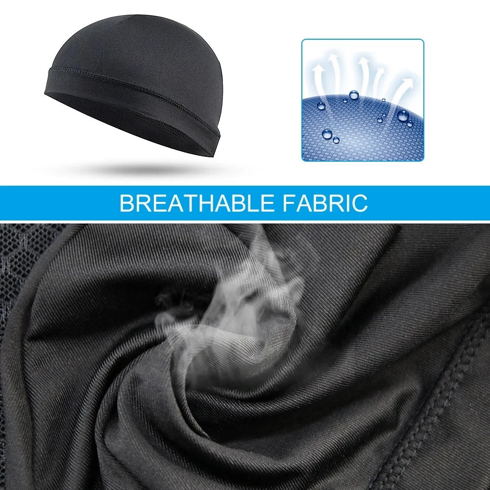 1Pcs Skull Cap Helmet Liner Running Beanie for Thermal Retention and Moisture Wicking