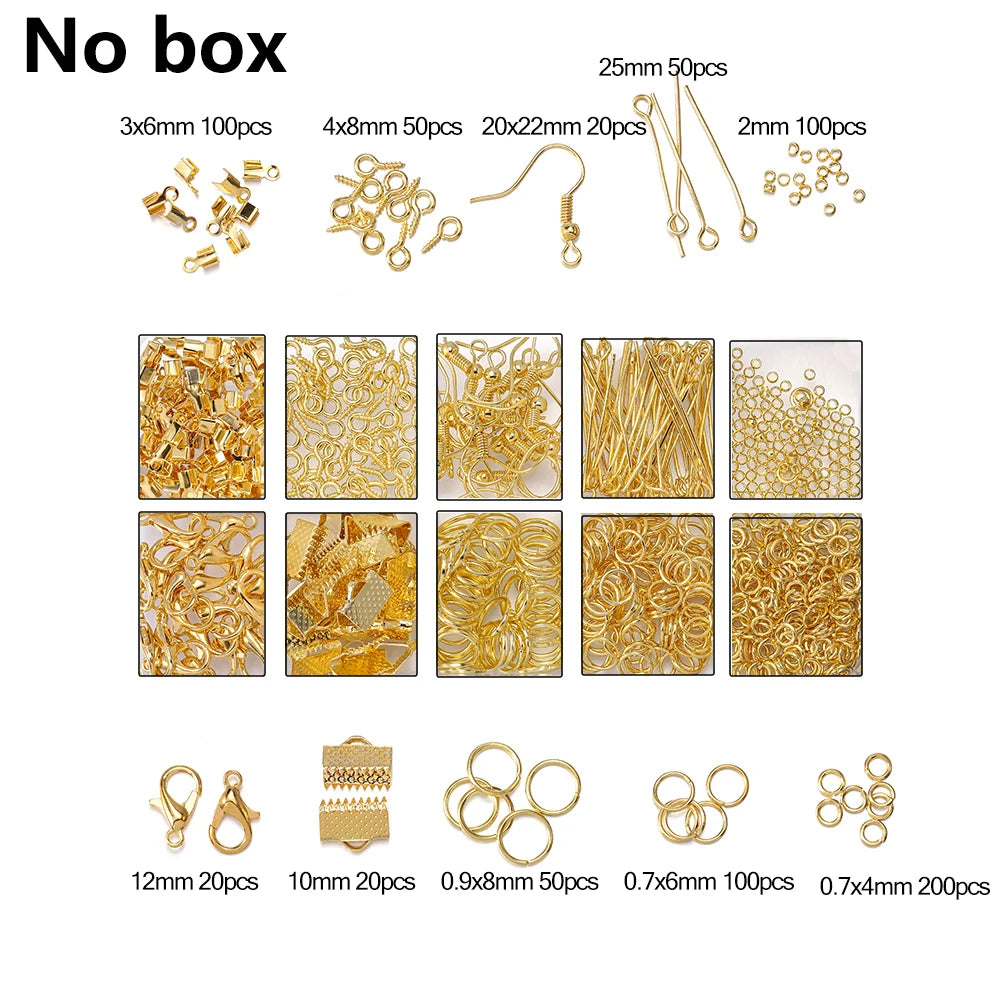 Alloy Accessories Jewelry Findings Set for DIY Jewelry Making
