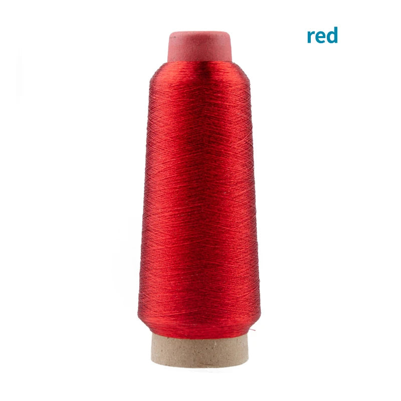 Colorful Computer Embroidery Cross Stitch DIY Bright Silk Metallic Yarn 3200M