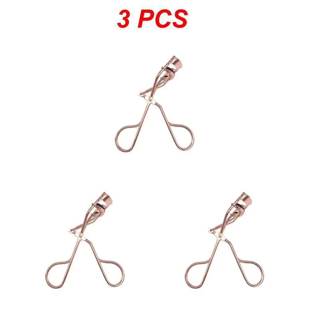 1/2/3PCS Professional Rose Gold Eyelash Curler Eye Lashes Curling Clip Eyelash Cosmetic Makeup Tools Accessories For Women