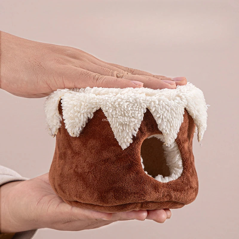 Hamster Beds Hamster Hideout for Guinea Pig Accessories Hamster Cage Rodents Hammock Rabbit Bed House Supplies צעצועים לאוגר