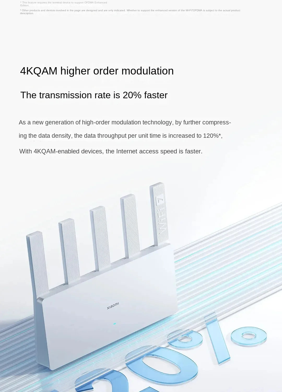 Xiaomi Router BE5000 WiFi 7 2.5G 5011Mbps  Network Port 512MB Memory 2.4/5GHz Dual Broadband Access Network Security Protection