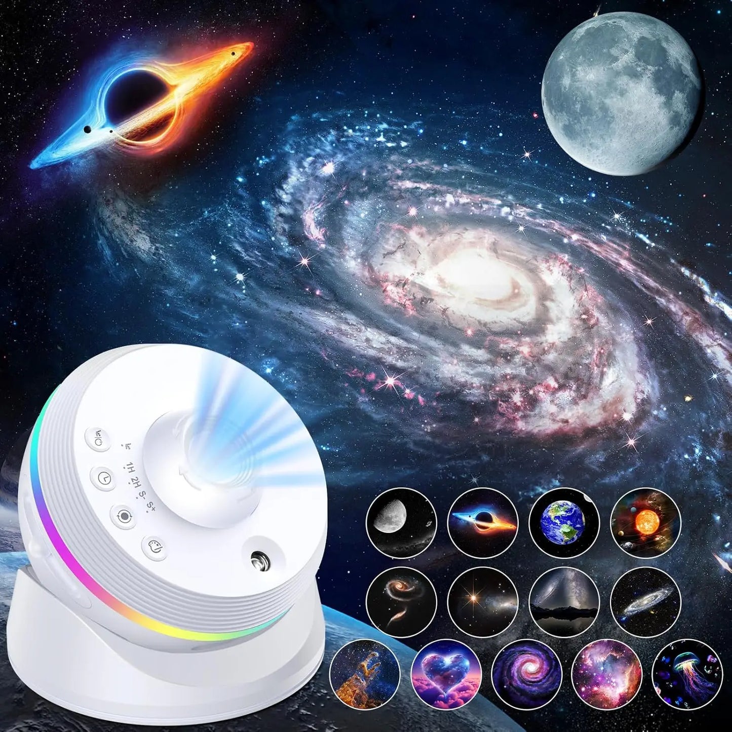 Xiaomi LED Night Light Galaxy Star Projector 4K HD 13 in 1 Planetarium for Bedroom Decor and Children Gift