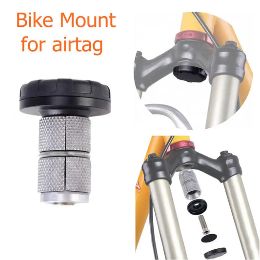 For Apple AirTag Bicycle Bike Mount Front Fork Down Tube Bracket Anti-theft Airtag Bike Case Waterproof Tracker Holder