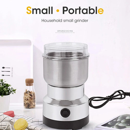Mini Electric Grinder Household 300ml Ultrafine Food Pulverizer Coffee Spice Grain Mill 2/4 Blades